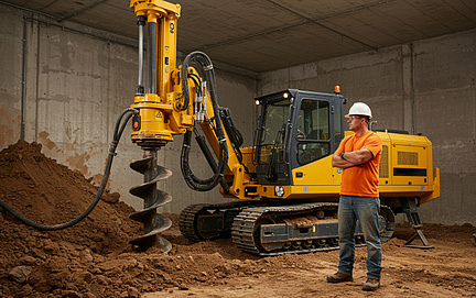 Особенности проведения буровых работ в стесненных условиях